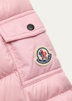Moncler Girl's Bady Quilted Puffer Down Jacket, Size 8-14