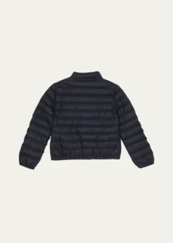 Moncler Girl's Lans Quilted Down Jacket, Size 4-6