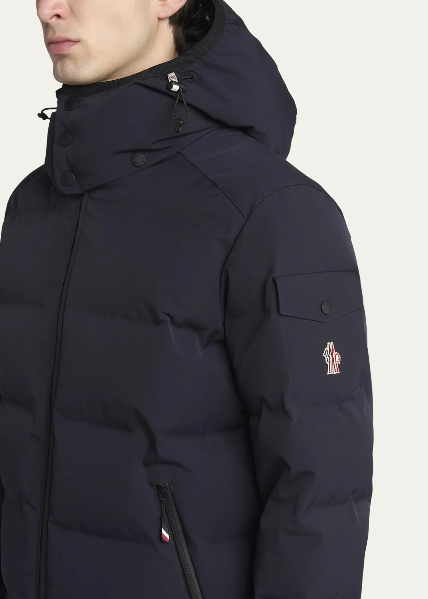 Moncler GrenobleMen's Stretch Nylon Montgetech Puffer Jacket