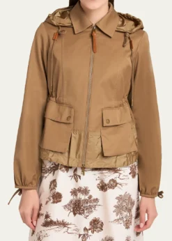 MonclerAdenium Jacket with Detachable Hood