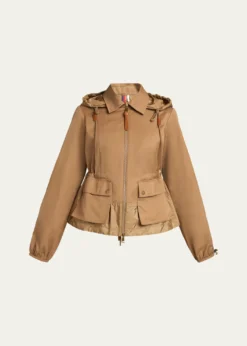 MonclerAdenium Jacket with Detachable Hood