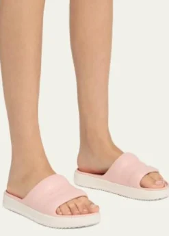 MonclerAltive Logo Slide Sandals