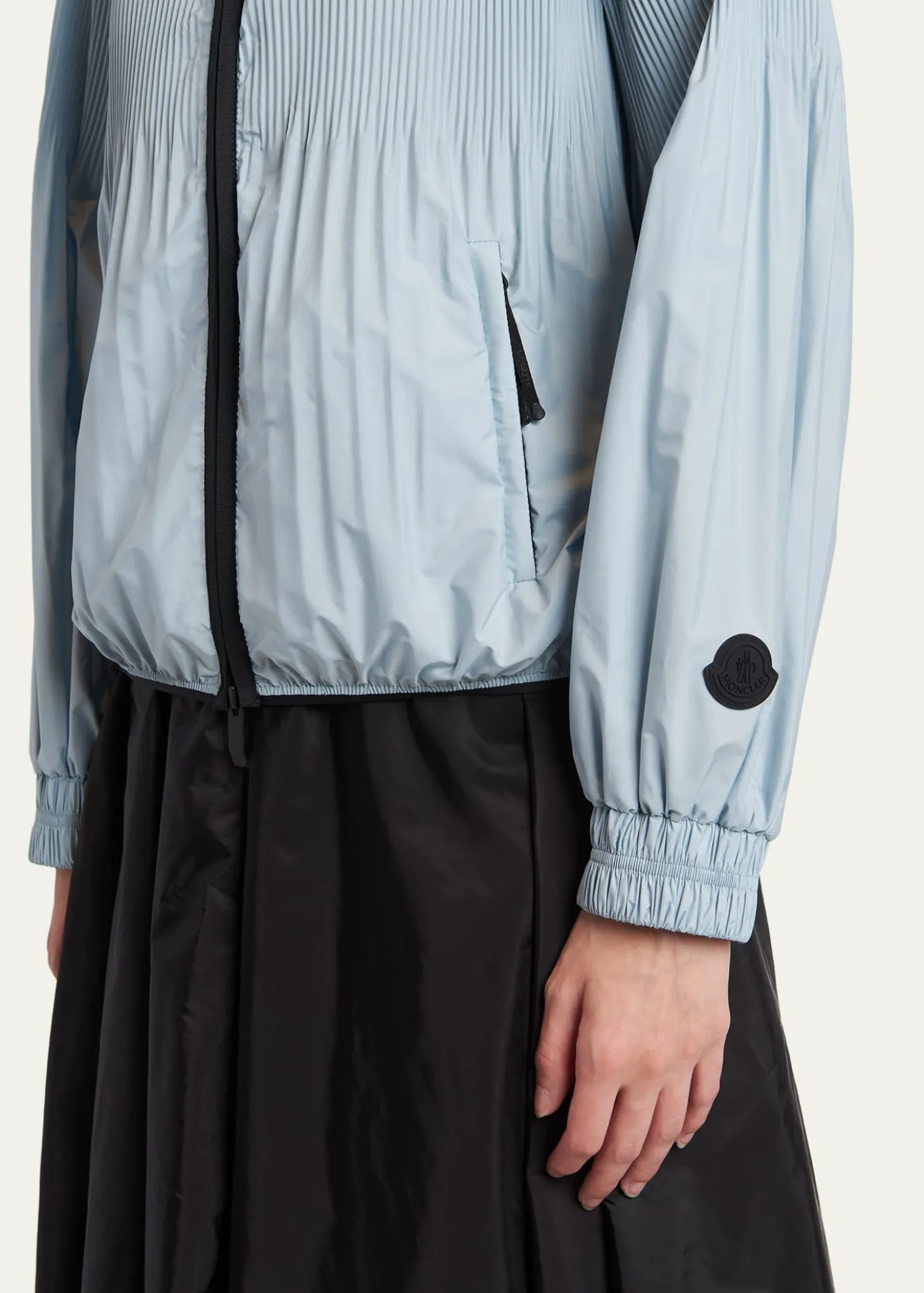 MonclerAnemone Pleated Hooded Jacket