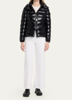 MonclerBady Hooded Short Down Jacket