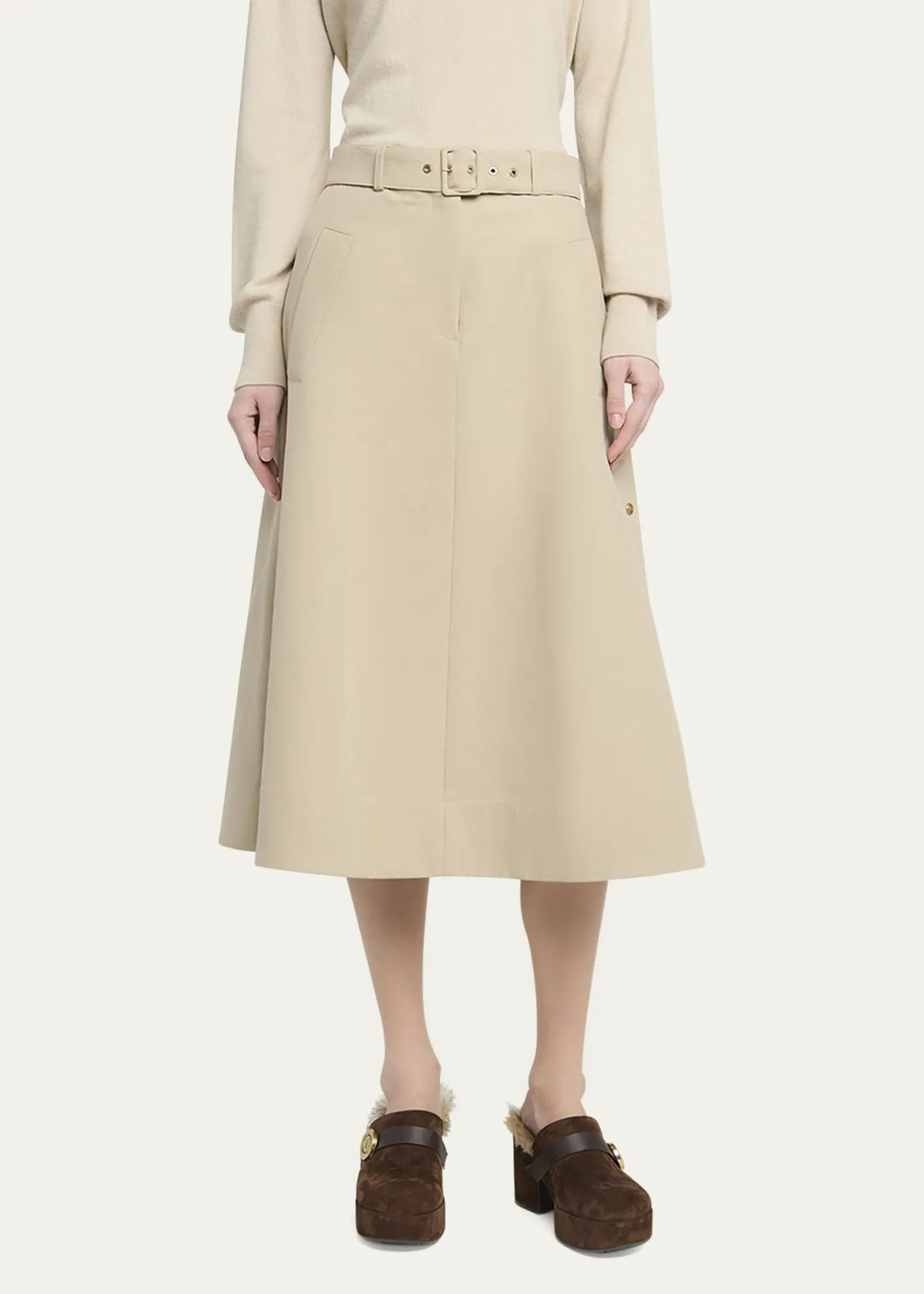 MonclerBelted Utility Skirt