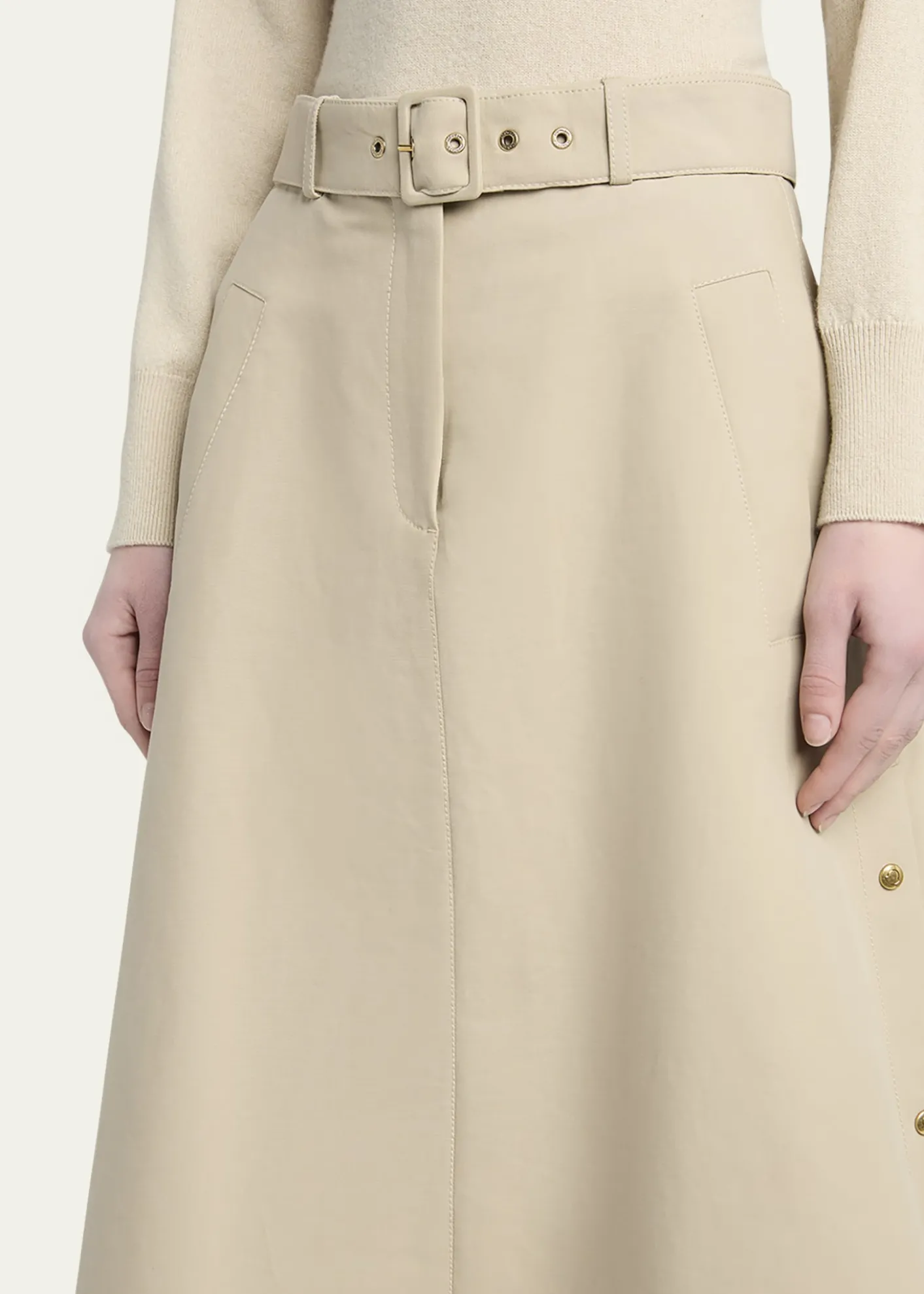 MonclerBelted Utility Skirt