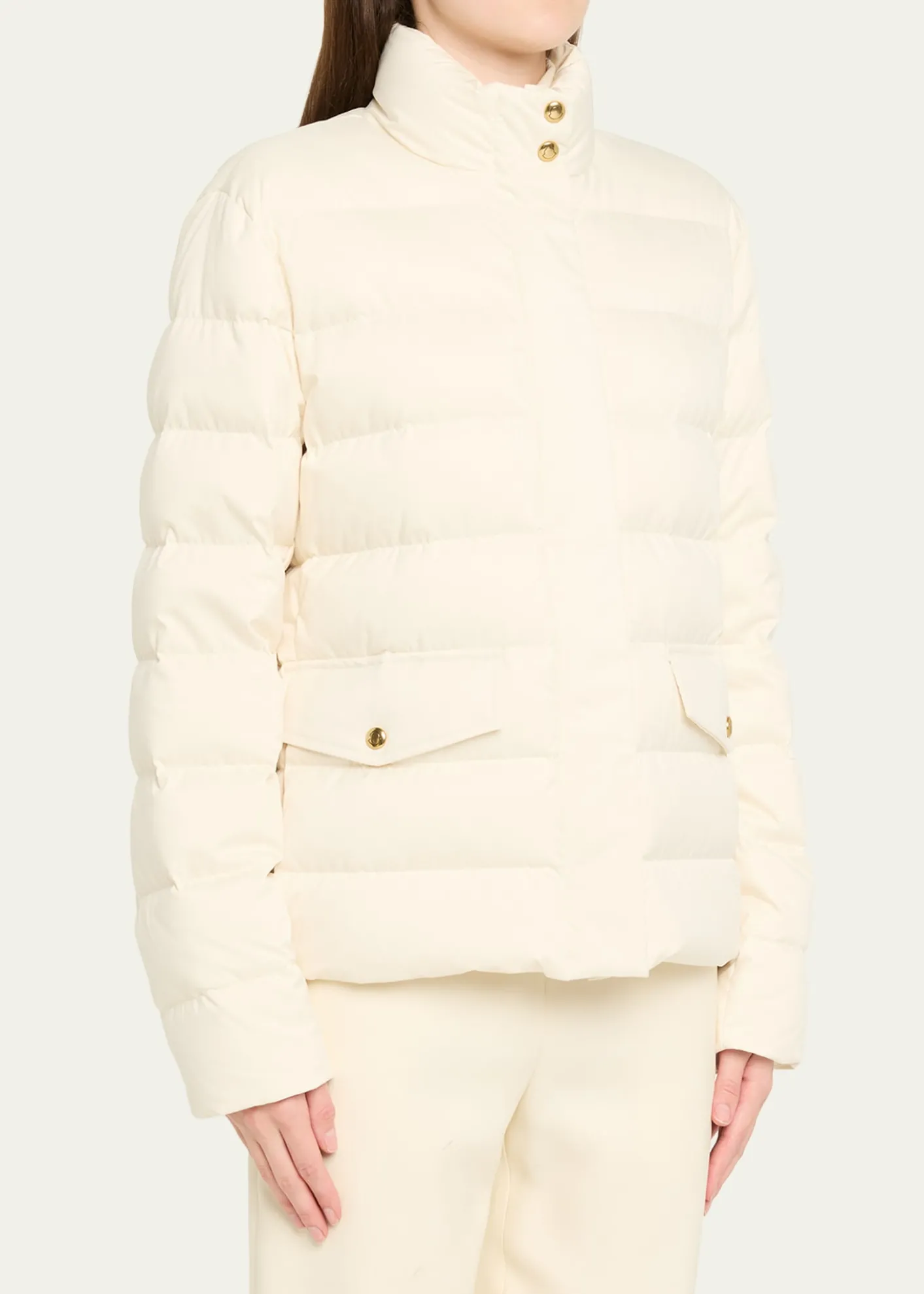 MonclerBessettes Short Down Puffer Jacket