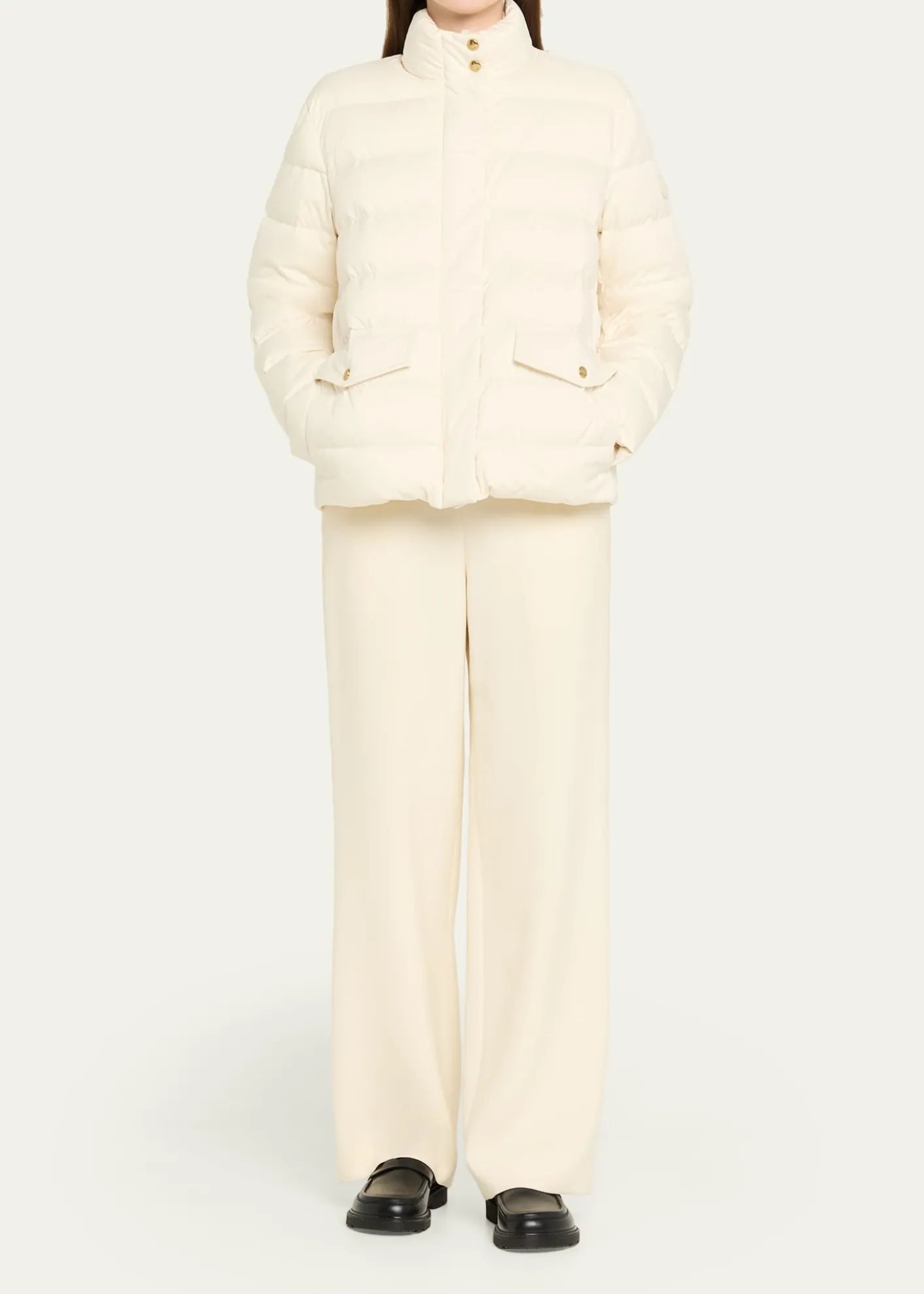 MonclerBessettes Short Down Puffer Jacket
