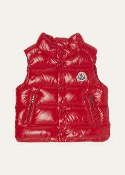 MonclerBoy's Bernard Quilted Down Vest, Size 12M-3