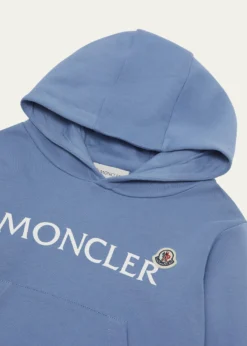 MonclerBoy's Embroidered Logo Patch Hoodie, Size 4-6