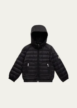MonclerBoy's Lauros Hooded Puffer Jacket, Size 4-6