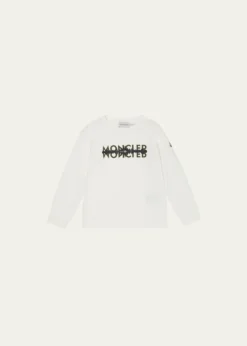 MonclerBoy's Logo Graphic-Print Long-Sleeve T-Shirt, Size 4-6