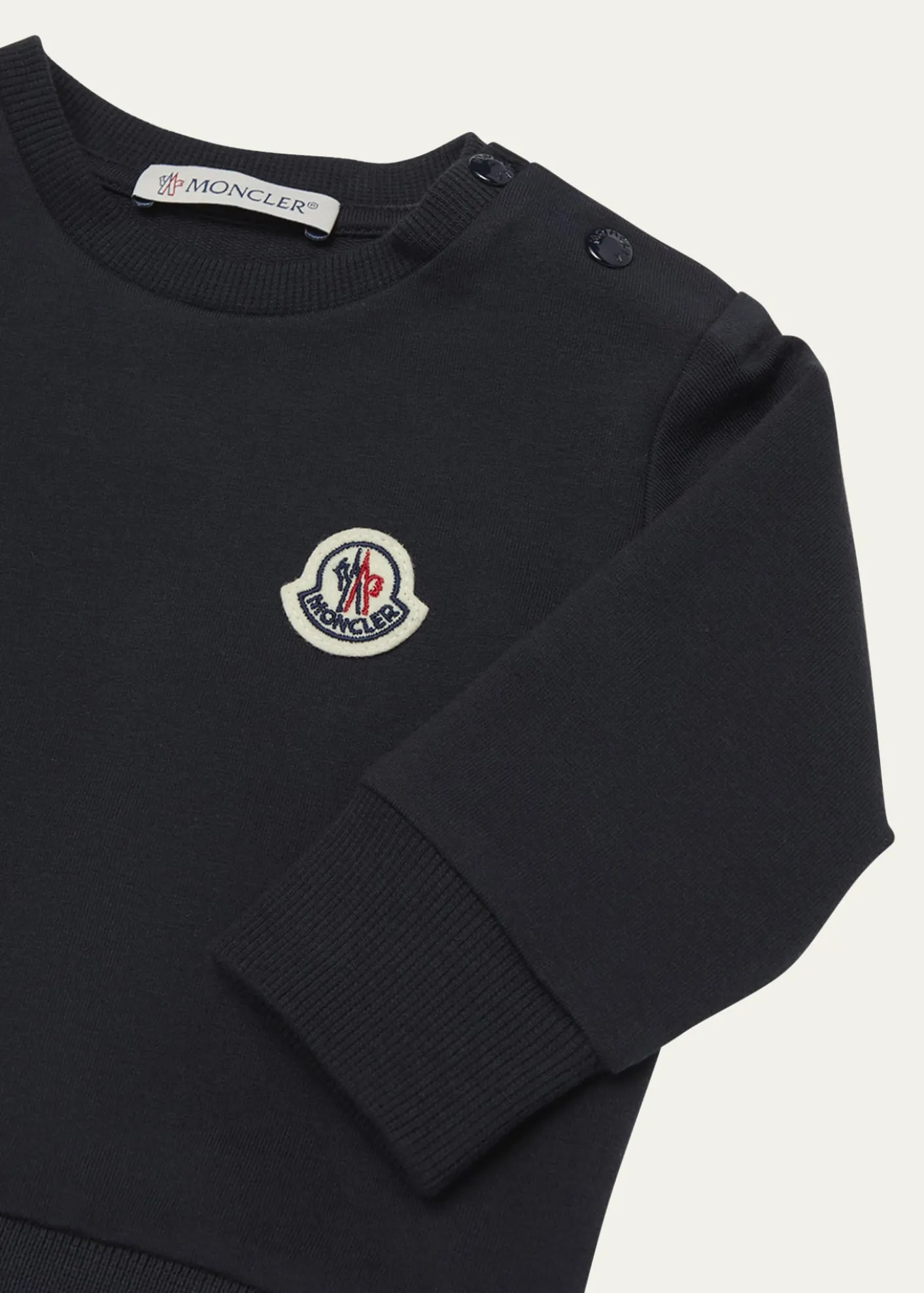 MonclerBoy's Logo Sweatshirt and Pants Set, Size 3M-3