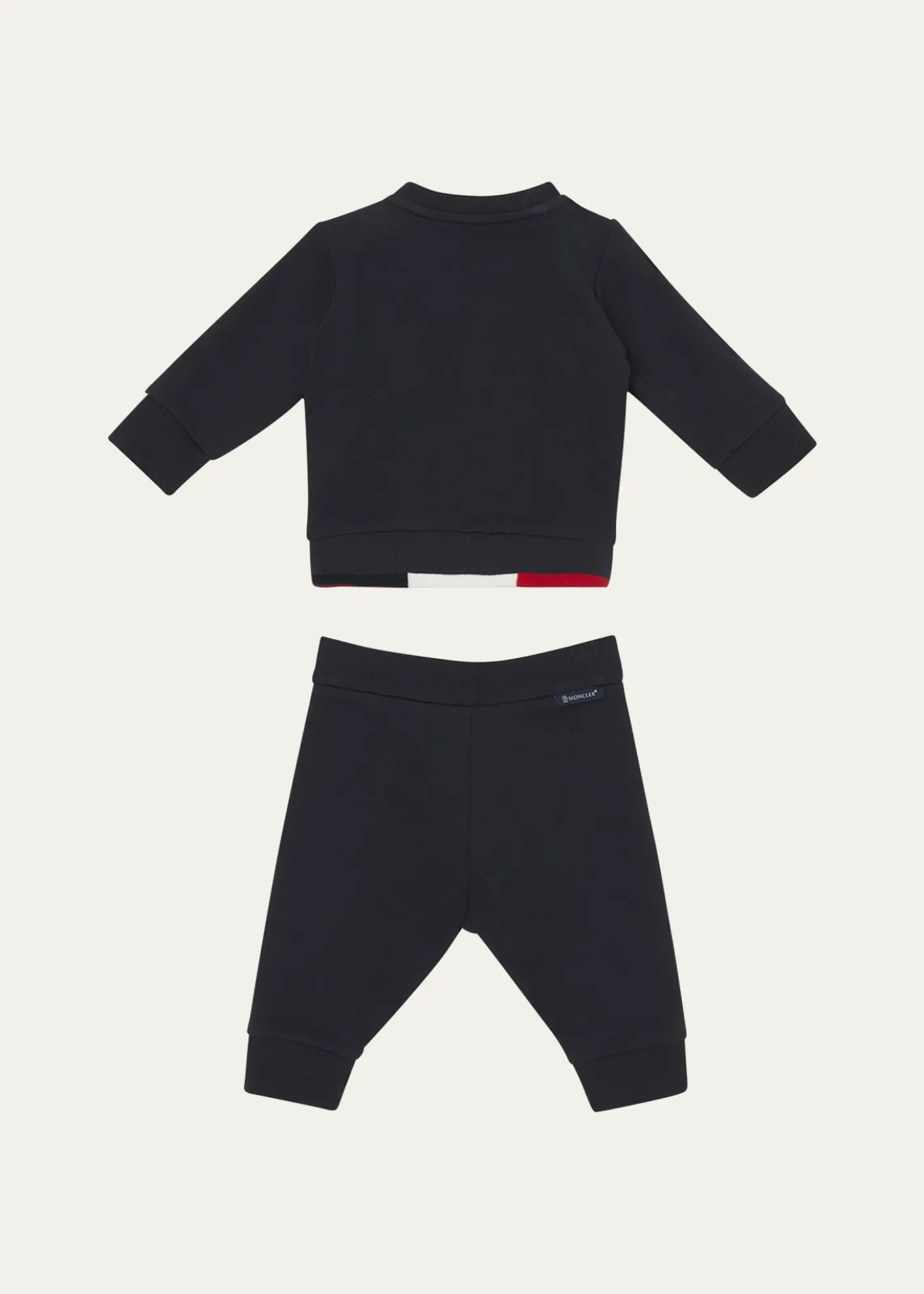 MonclerBoy's Logo Sweatshirt and Pants Set, Size 3M-3
