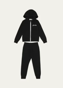 MonclerBoy's Logo Sweatshirt and Joggers Set, Size 4-6