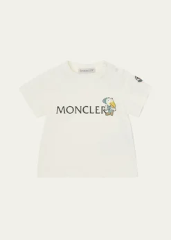 MonclerBoy's MonDuck Logo-Print Short-Sleeve T-Shirt, Size 3M-3