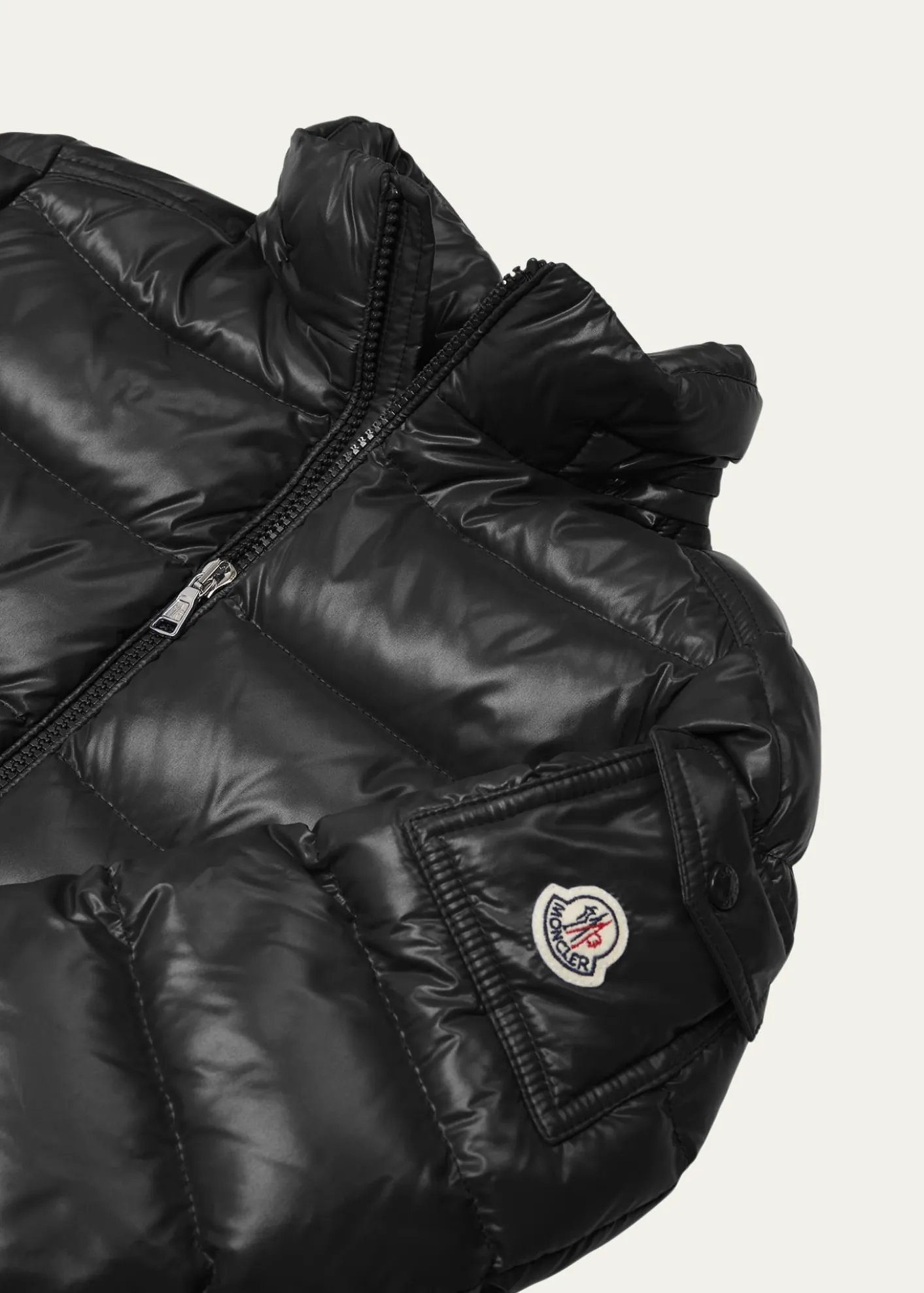 MonclerBoy's New Maya Shiny Puffer Jacket, Size 4-6
