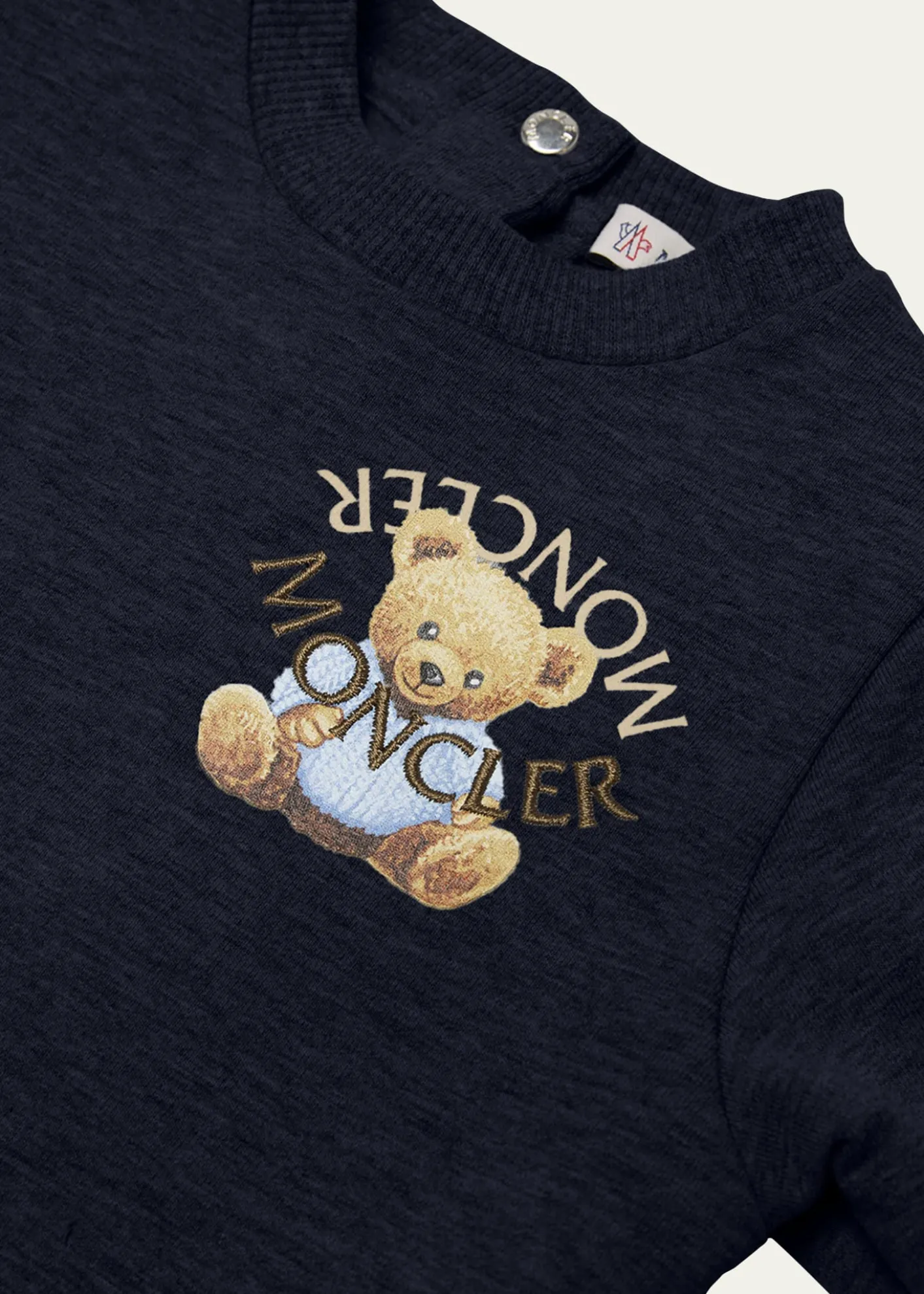 MonclerBoy's Teddy Bear Logo Sweatshirt & Sweatpants, Size 6M-3