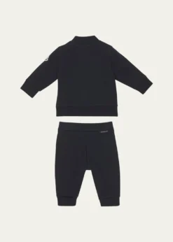 MonclerBoy's Tri-Stripe Two-Piece Set, Size 3M-3