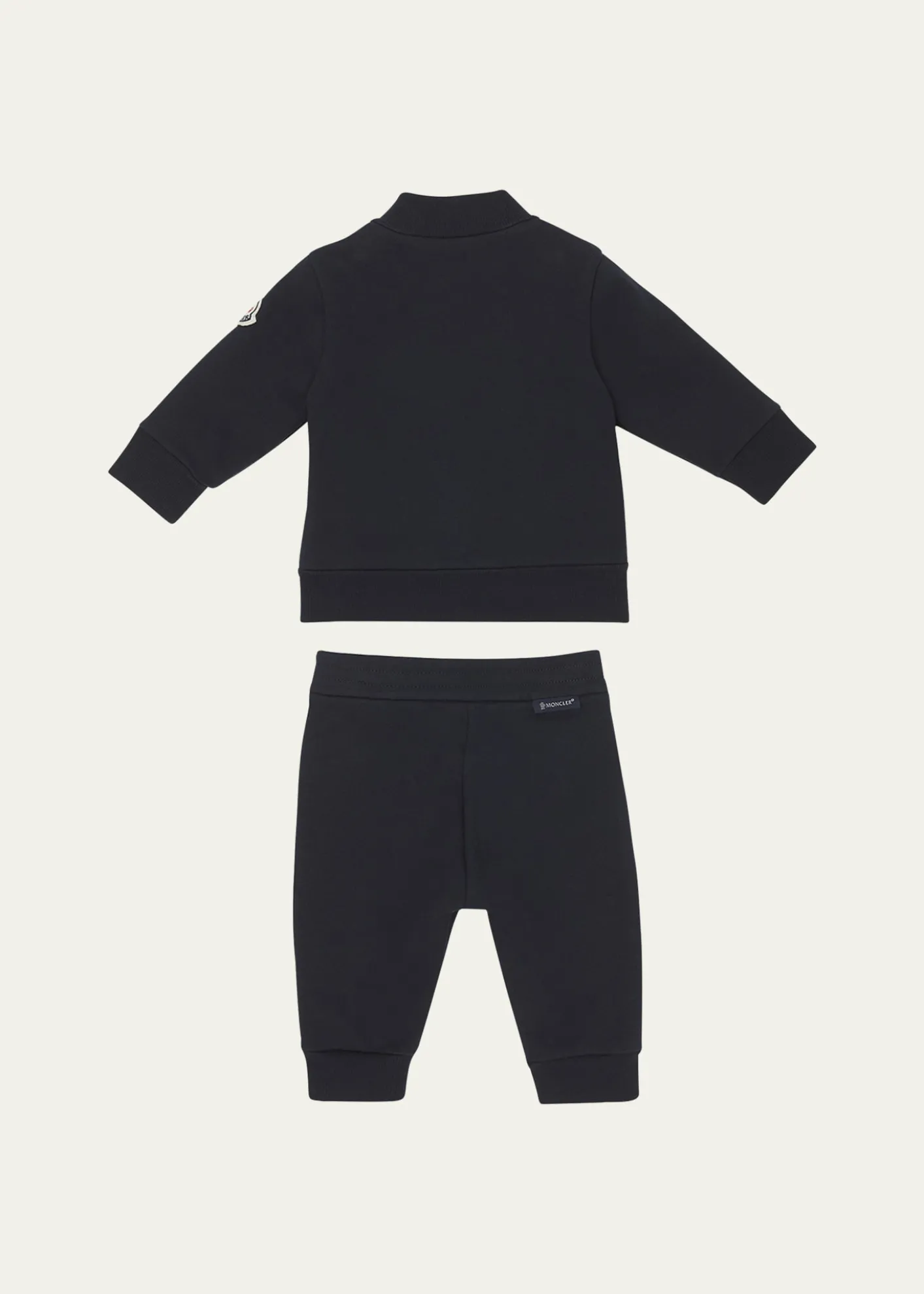 MonclerBoy's Tri-Stripe Two-Piece Set, Size 3M-3