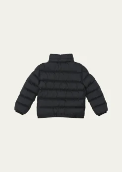 MonclerBoy's Bajan Airsoft Hooded Zip-Front Down Jacket, Size 8-10