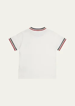 Moncler Boy's Classic Logo Emblem T-Shirt, Size 8-14
