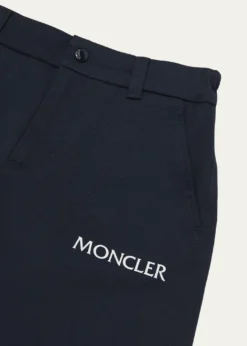 Moncler Boy's Contrast Logo-Print Shorts, Size 8-12