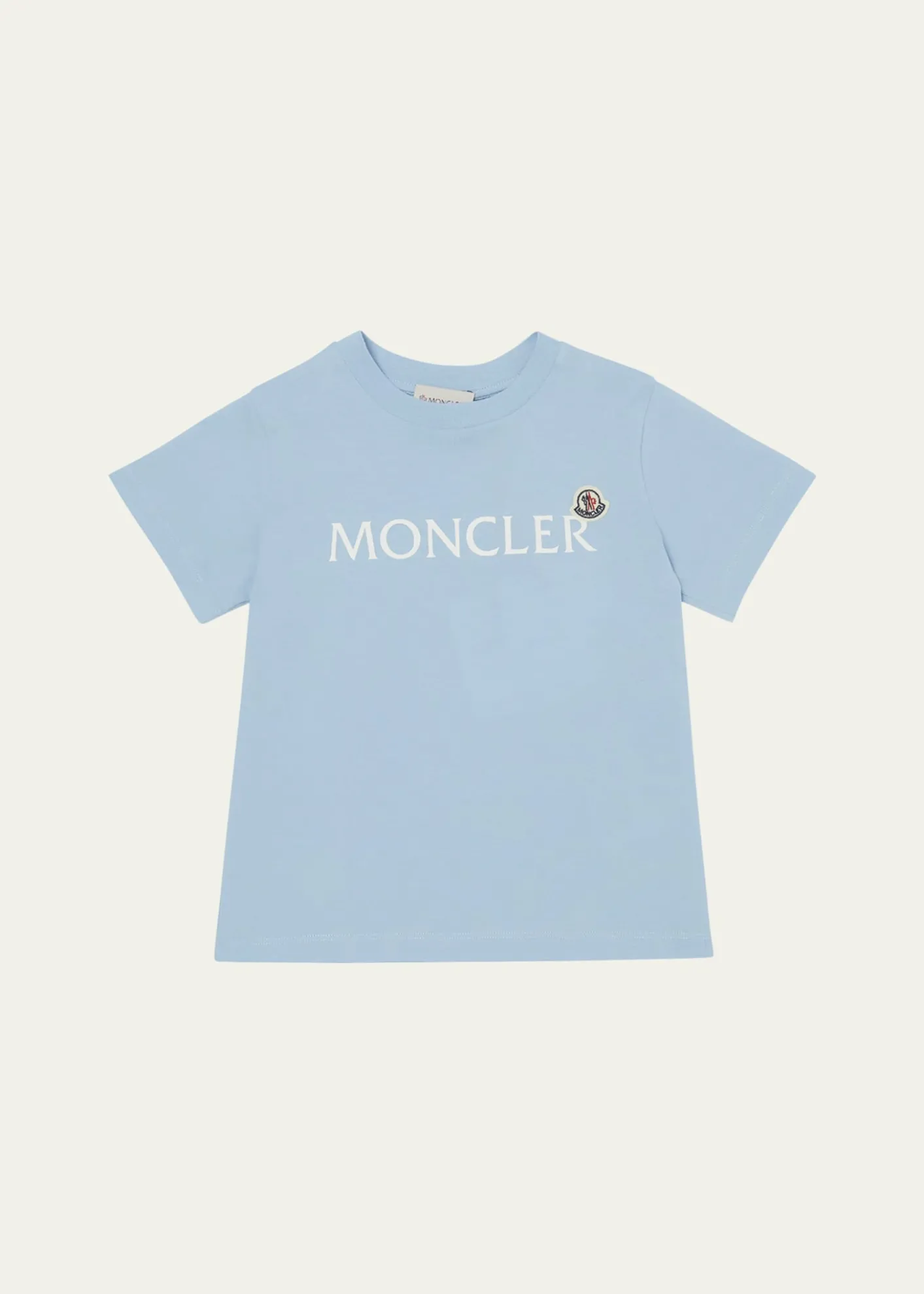 Moncler Boy's Embroidered Logo-Print T-Shirt, Size 12-14
