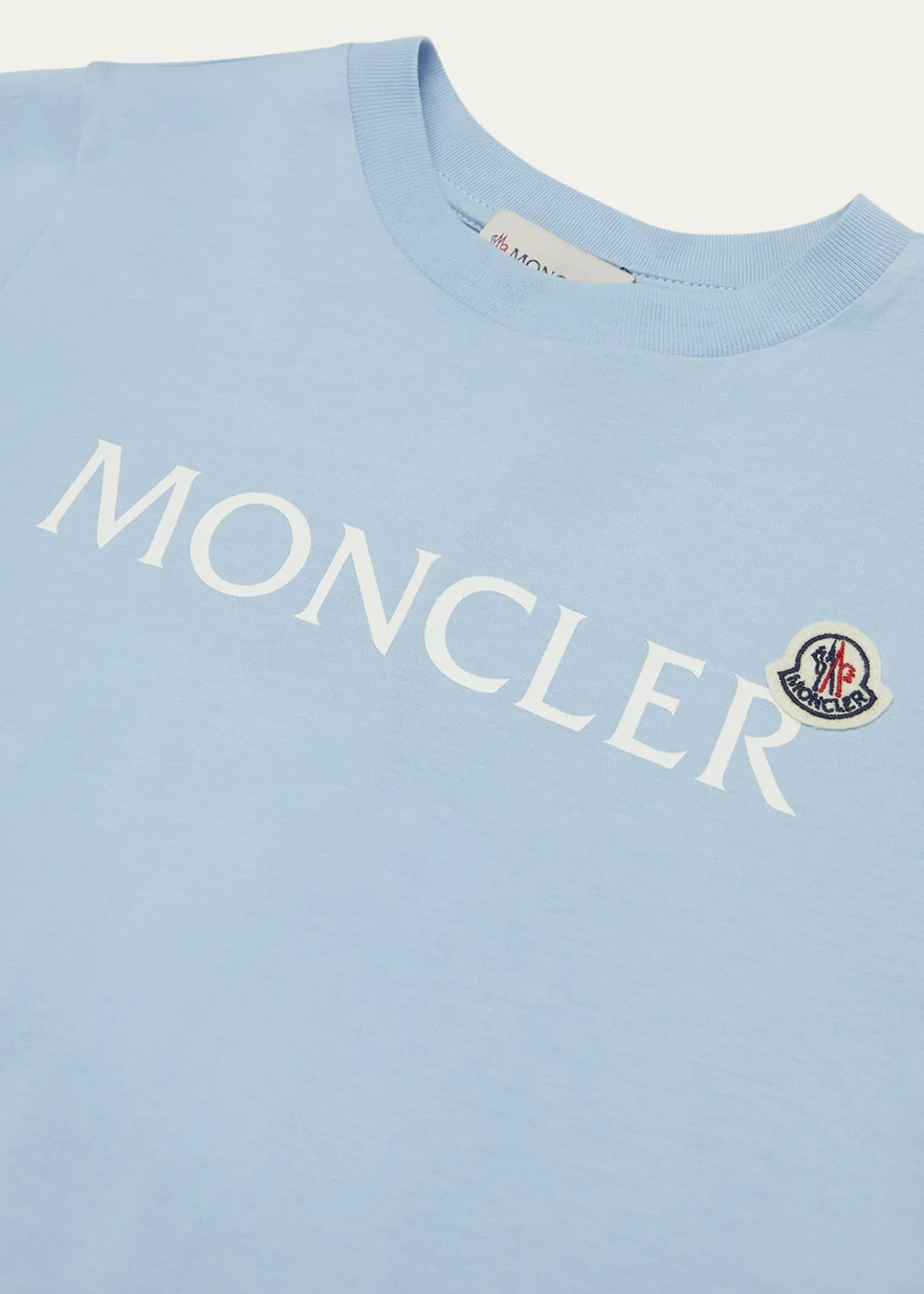 Moncler Boy's Embroidered Logo-Print T-Shirt, Size 12-14