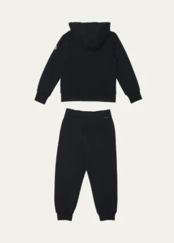MonclerBoy's Embroidered M Hoodie & Joggers, Size 4-6
