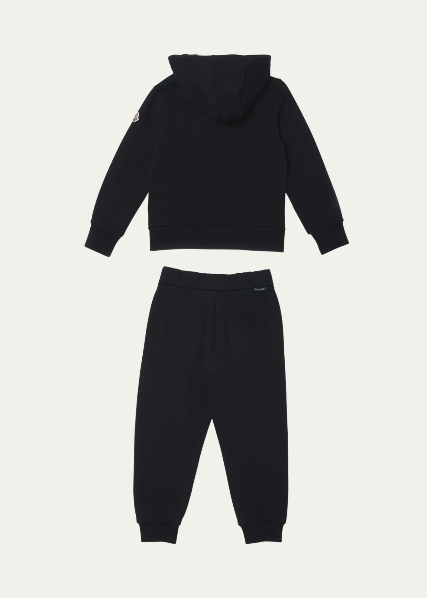 MonclerBoy's Embroidered M Hoodie & Joggers, Size 4-6