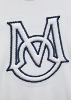 MonclerBoy's Embroidered Monogram T-Shirt, Size 4-14