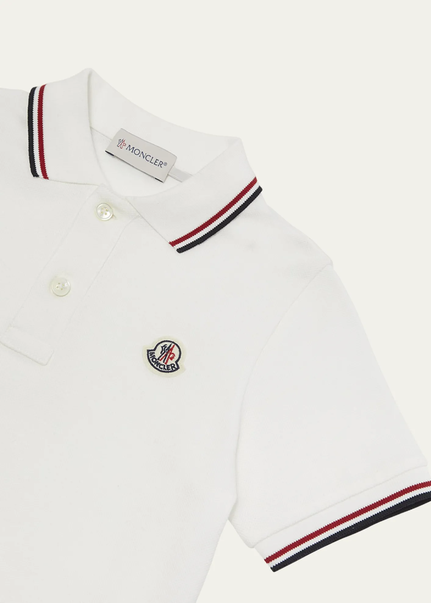MonclerBoy's Logo-Applique Short-Sleeve Polo Shirt, Size 8-10
