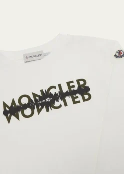 MonclerBoy's Logo Graphic-Print Long-Sleeve T-Shirt, Size 8-10