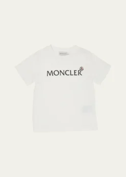 MonclerBoy's Logo Patch Short-Sleeve T-Shirt, Size 8-10