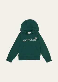 MonclerBoy's Logo-Print Hoodie, Size 12-14