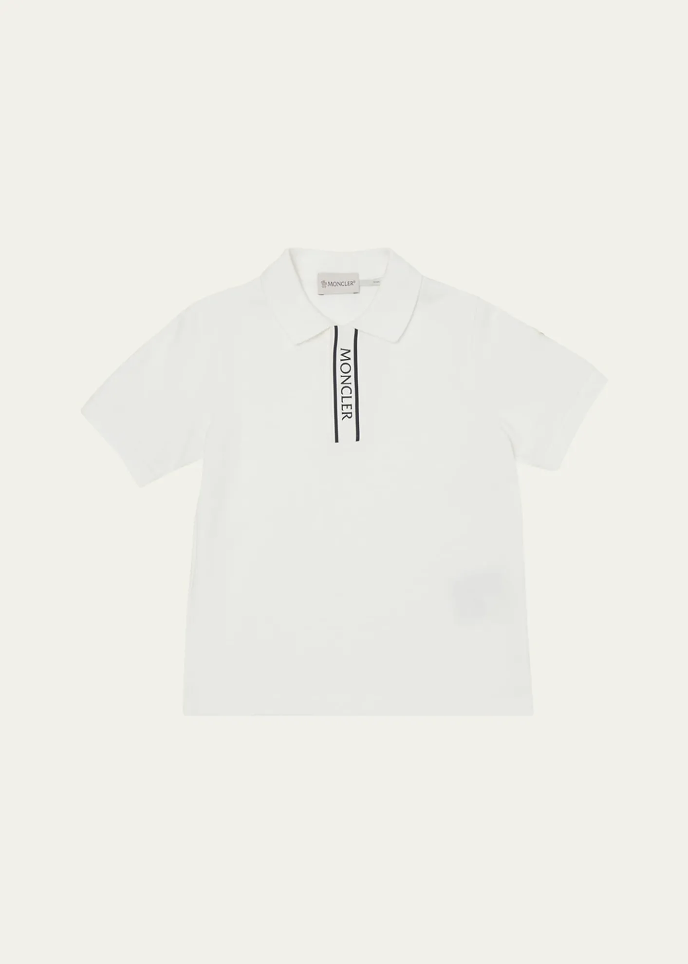 MonclerBoy's Logo-Print Polo Shirt, Size 8-10