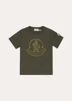 MonclerBoy's Logo-Print Short-Sleeve T-Shirt, Size 8-10