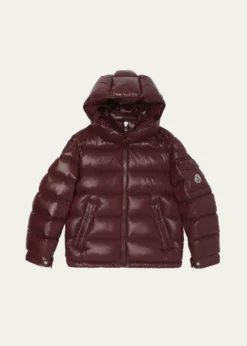 MonclerBoy's Maya Hooded Short Down Jacket, Size 8-10