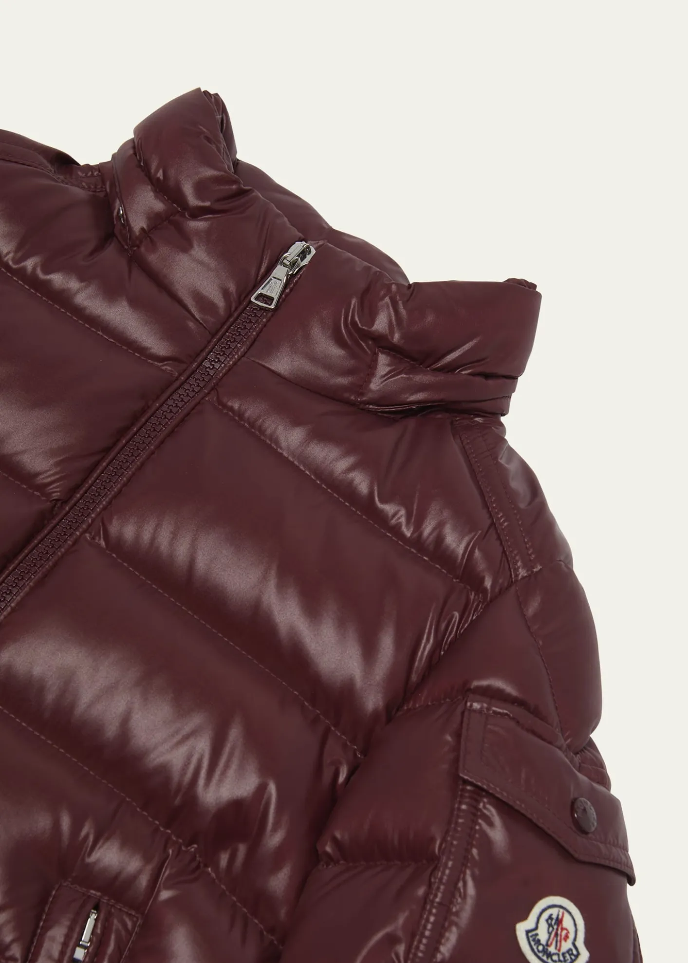 MonclerBoy's Maya Hooded Short Down Jacket, Size 8-10