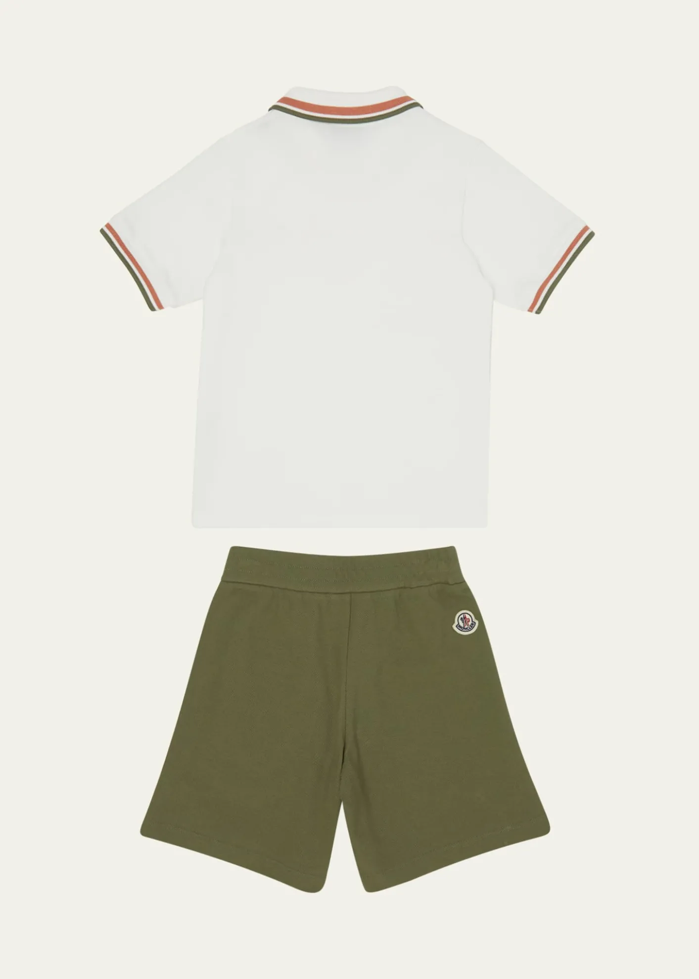 MonclerBoy's Polo Shirt W/ Shorts Set, Size 8-10