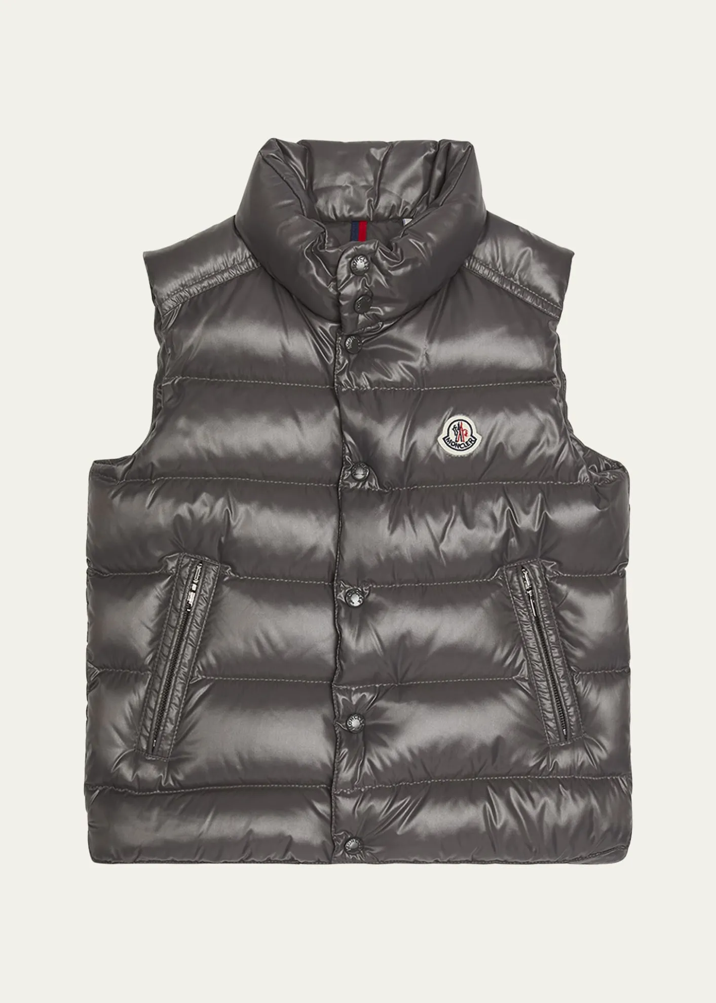 MonclerBoy's Tib Logo Quilted Vest, Size 8-14