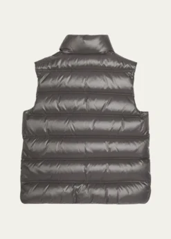 MonclerBoy's Tib Logo Quilted Vest, Size 8-14