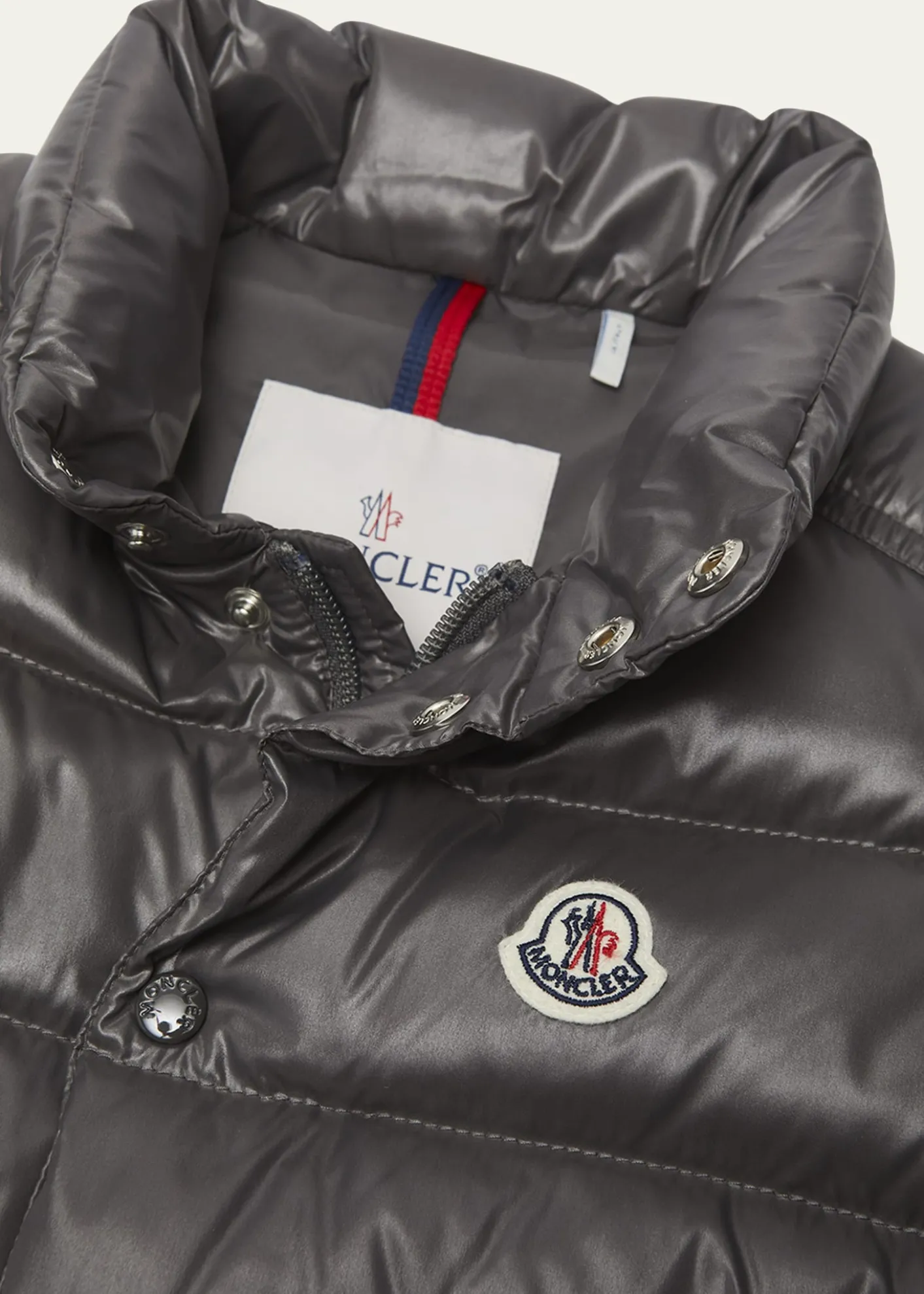 MonclerBoy's Tib Logo Quilted Vest, Size 8-14