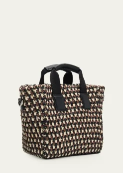 MonclerCaradoc Micro Raffia Crochet Tote Bag