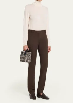 MonclerCaradoc Micro Raffia Crochet Tote Bag