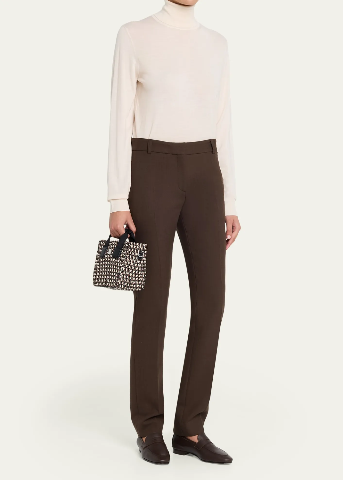 MonclerCaradoc Micro Raffia Crochet Tote Bag