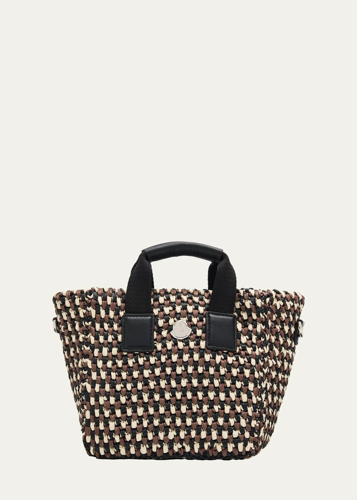MonclerCaradoc Micro Raffia Crochet Tote Bag