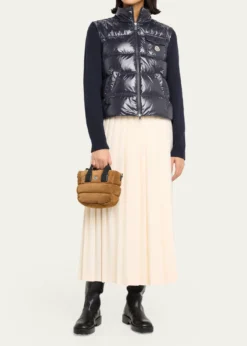 MonclerCaradoc Micro Suede Tote Bag