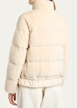 MonclerCedra Teddy Short Down Jacket
